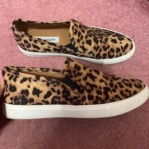 Steve Madden Cheetah Print Slip Ons